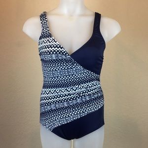 Maxine of Hollywood One Piece Bathing  Suit Sz 10